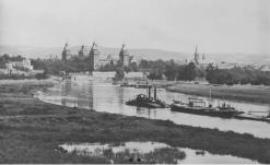 Blick vom Main auf das Schloss Johannisburg 1930