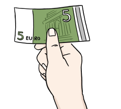 Geld bezahlen