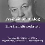  Freiheitswerkstatt am Samstag, 14. Dezember, im Aschaffenburger Digitalladen
