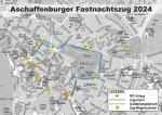  Strecke Fastnachtszug 2024