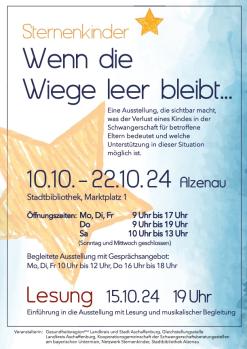 Plakat zur Ausstellung mit allen Infos