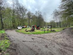 Baggerarbeiten westlich des Fasaneriesees