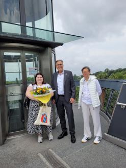 100.000 Fahrten mit dem neuen Aufzug (Foto: Stadt Aschaffenburg)