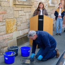 Stolpersteine werden verlegt