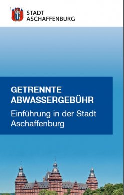Informationsflyer Abwassergebühr