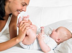 Mutter mit Baby