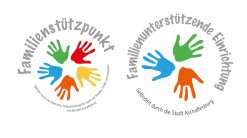 Logo Familienstützpunkt und Familienunterstützende Einrichtung