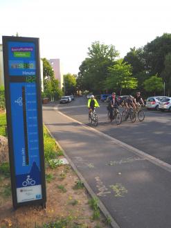  Fahrradzählstelle Deutsche Straße 