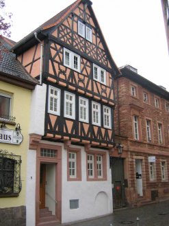 Fachwerkhaus in der Dalbergstraße