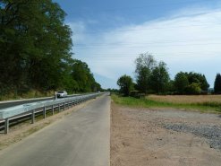 Radweg entlang der ST 2309 nach Obernau