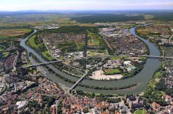 Luftbild Mainschleife und Nilkhein, Verlag Nürnberg Luftbild Hajo Dietz