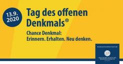 Tag des offenen Denkmals am 13.09.2020
