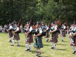 Highland Oyunlarında İskoç yaşam tarzı.