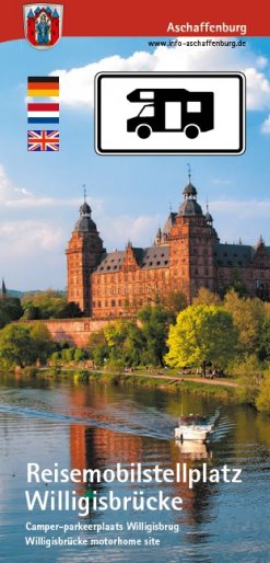 Flyer Reisemobilstellplatzes