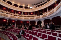 Blick in das Stadttheater
