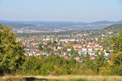 Blcik auf Schweinheim vom Erbig