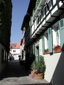 Blick in eine Gasse der Altstadt