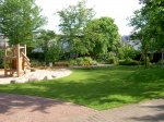 Rutschenturm auf dem Spielplatz Fliederweg