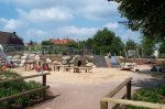 Sand-Matsch-Anlage auf dem Spielplatz Rüsterweg