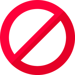 Verbotsschild