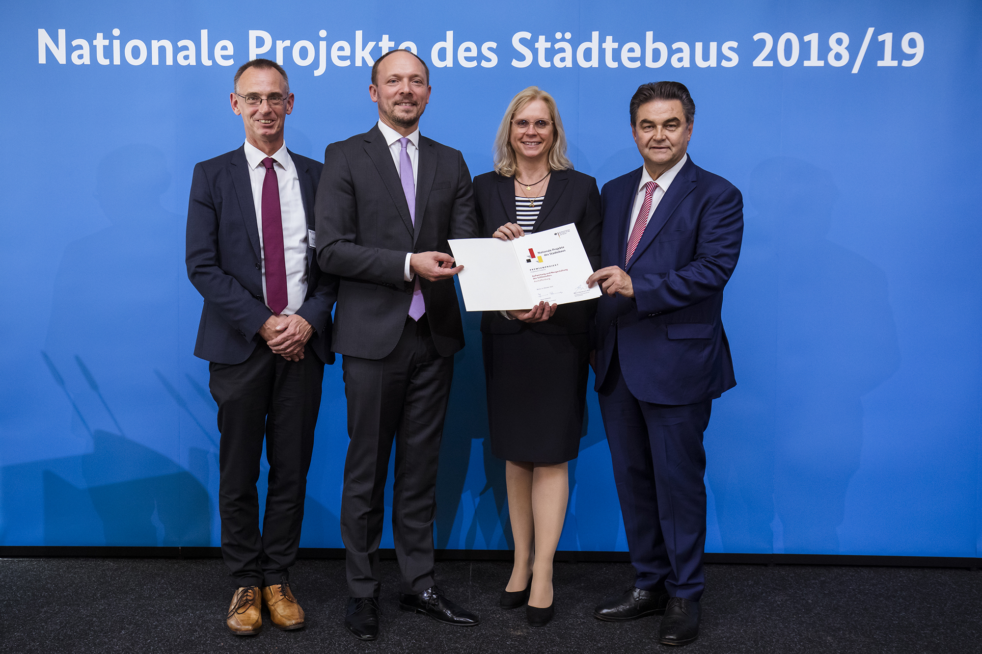 Verleihung der Urkunde