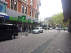 Fahrradabstellplatz in der Frohsinnstraße