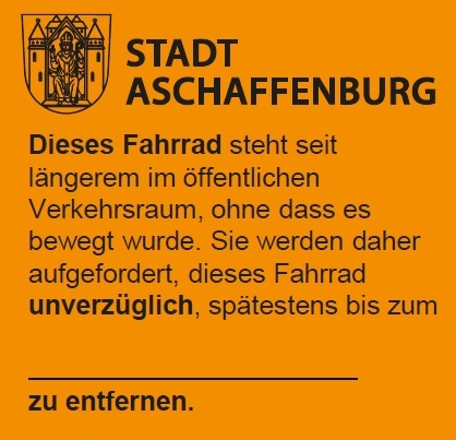 Aufkleber Schrottrad