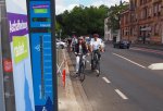 Erste Fahrradzählstelle in Aschaffenburg