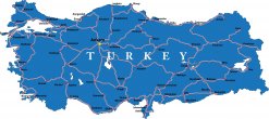 Karte Türkei