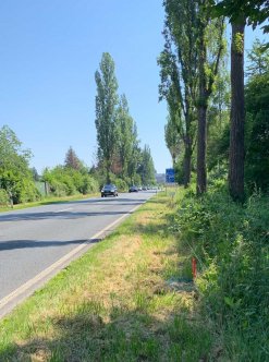 Darmstädter Straße stadteinwärts fotografiert