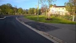 Neue Bordabsenkung an der Deutschen Straße