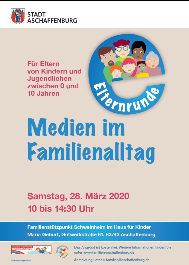 Plakat Medien im Familienalltag