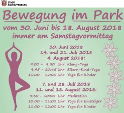Bewegung im Park