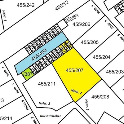 Gemarkung Leider, "Am Stiftsacker 4", Stellplätze Fl.-Nrn. 455/397, 455/398 und 455/399 sowie gemeinschaftliche Verkehrsfläche Fl.-Nr. 455/400 und gemeinschaftliche Entsorgungsfläche Fl.-Nr. 455/387