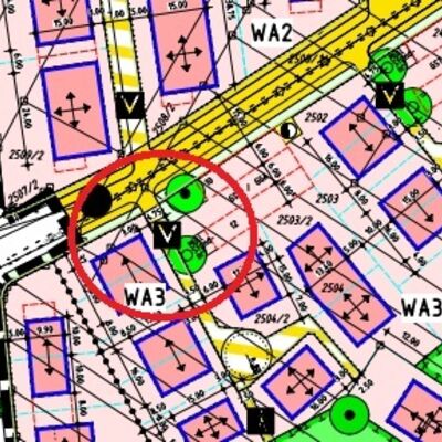 Ausschnitt aus dem Bebauungsplan 07_06