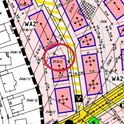 Ausschnitt aus dem Bebauungsplan 07_06