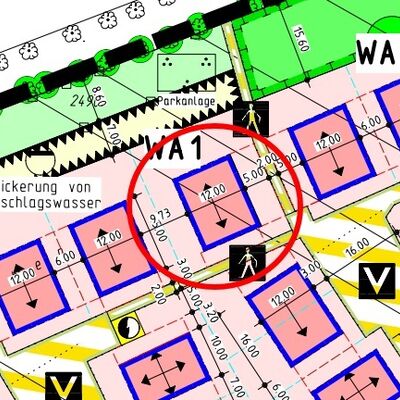 Ausschnitt aus dem Bebauungsplan 07_06