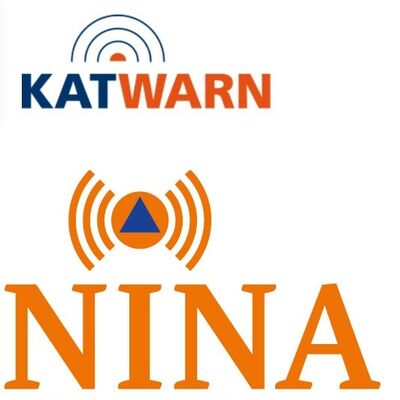 Logo der Warnapps Katwarn ud Nina