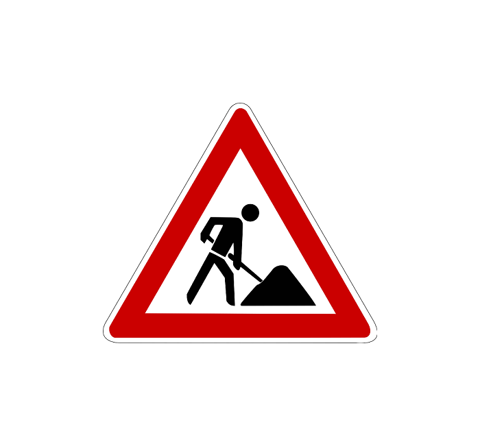 Baustelle Schild