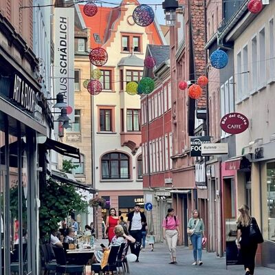 Fußgängerzone in Aschaffenburg
