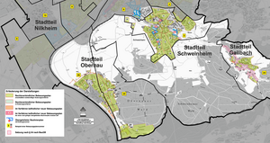 Bild vergr&ouml;&szlig;ern: Übersichtskarte Stadtgebiet Süd