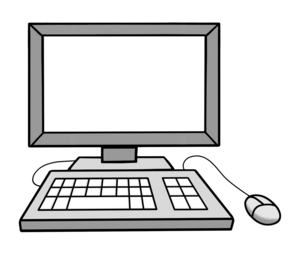 Bild vergr&ouml;&szlig;ern: Computer mit Tastur und Maus