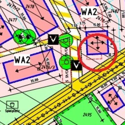Ausschnitt aus dem Bebauungsplan 07_06