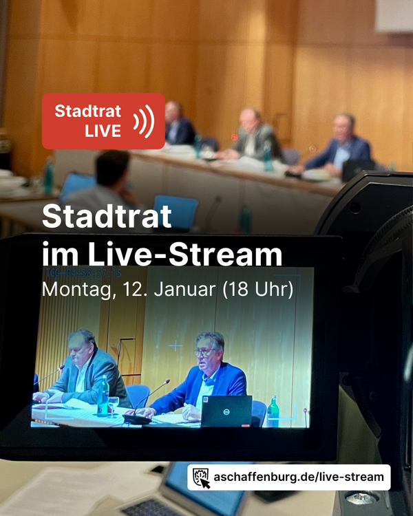 Stadtrat tagt im Sitzungssaal