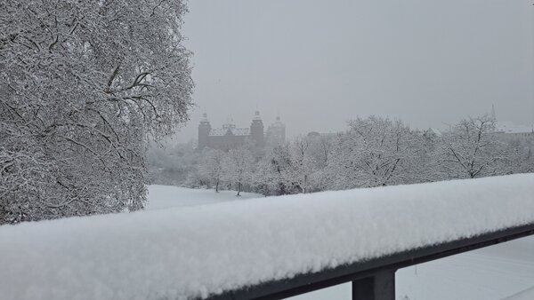 Schnee in Aschaffenburg