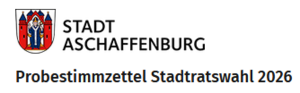 Stadtratswahl 2026 - Muster-/Probestimmzettel