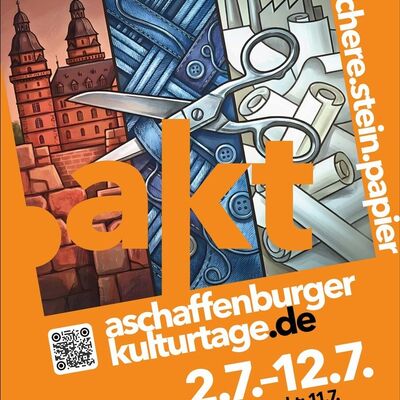 Bild vergr&ouml;&szlig;ern: Entwurf 1 Aschaffenburger Kulturtage 2026