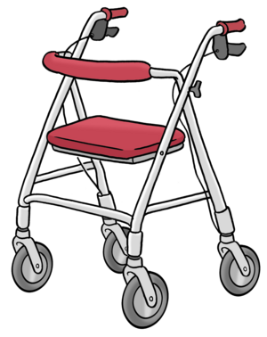 Bild vergr&ouml;&szlig;ern: Rollator