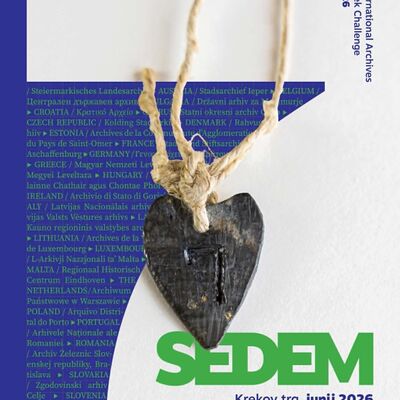 Covermotiv der Ausstellung bzw. des Katalogs „Sedem“ (Seven, slowenisch)