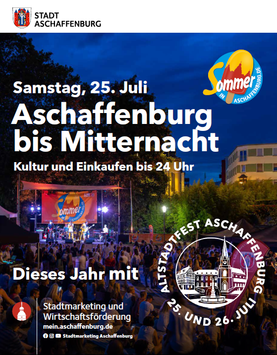 Aschaffenburg bis Mitternacht